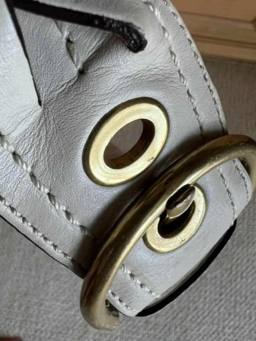 Coach Ivory Soho Hobo Handbag